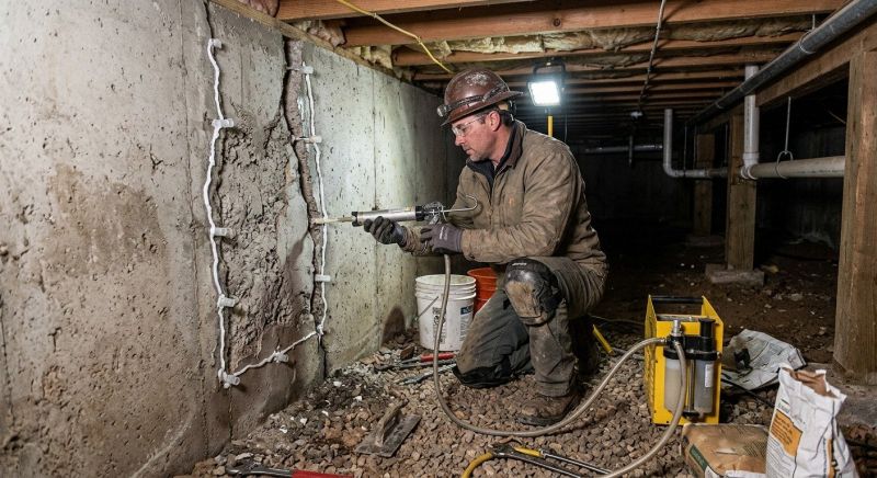 Basement Foundation Repair in North Easton, MA