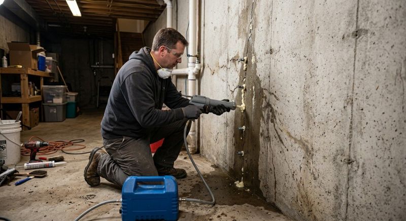 Basement Foundation Repair in South Easton, MA