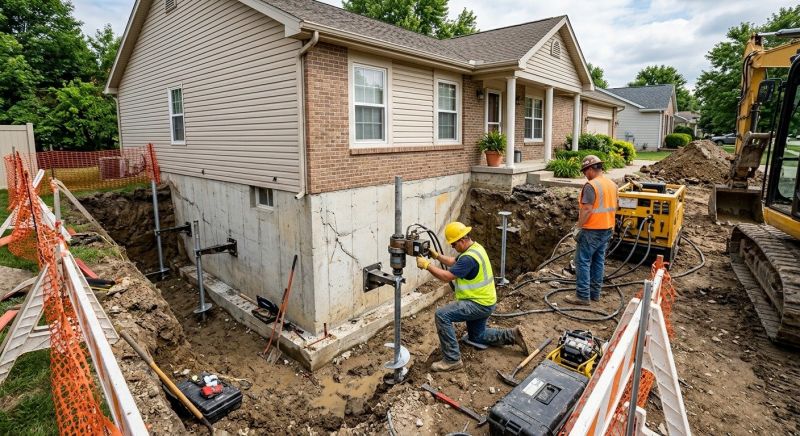 Building Foundation Repair in Norwell, MA