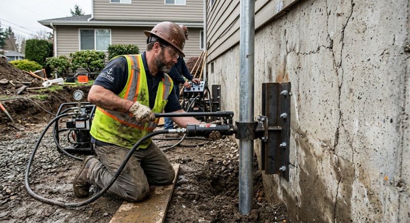 Concrete Foundation Leveling in Hingham, MA