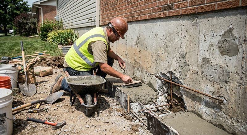 Concrete Foundation Repair in Jamaica Plain, MA