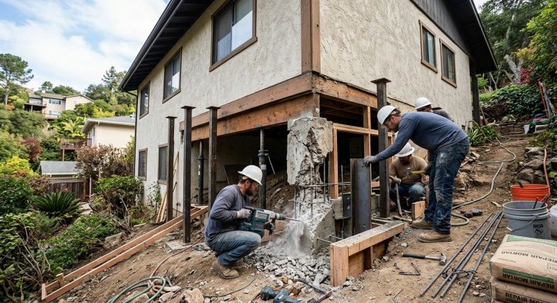Concrete Foundation Repair in Kingston, MA