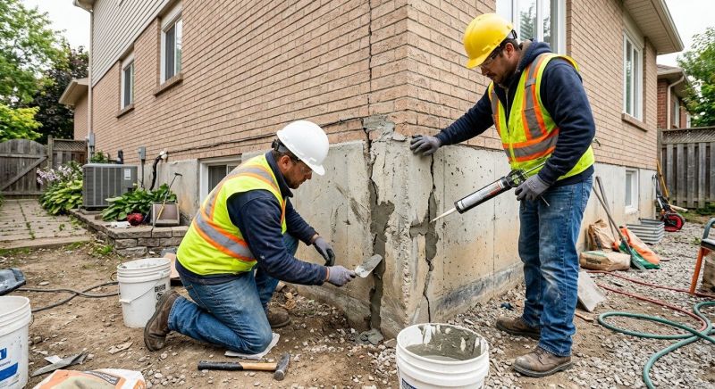 Concrete Foundation Repair in Norwell, MA