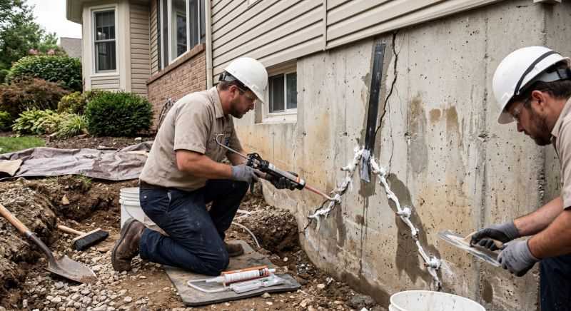 Cracked Foundation Repair in Boston, MA