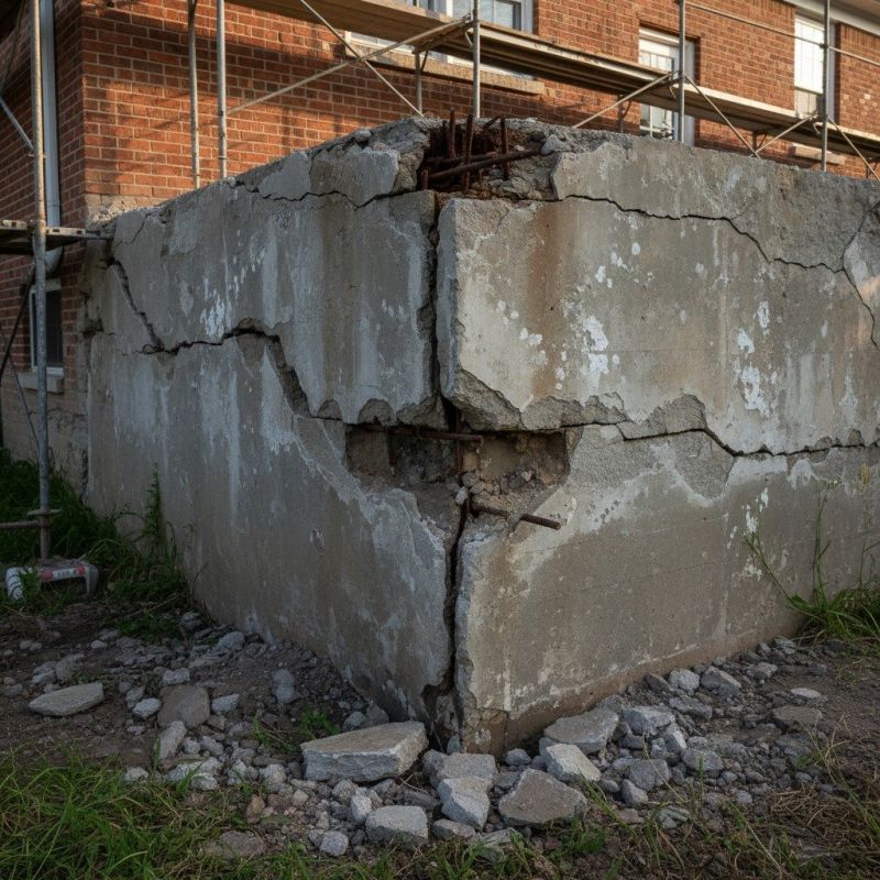 Cracked Foundation Repair in Sharon, MA