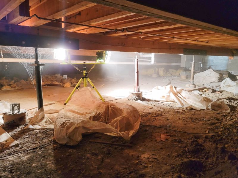 Crawlspace Foundation Repair in Rockland, MA