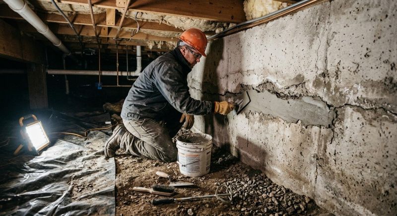 Crawlspace Foundation Repair in Roslindale, MA