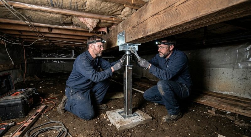 Crawlspace Foundation Repair in Roslindale, MA