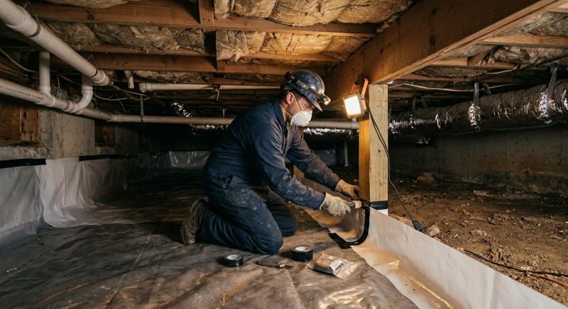 Crawlspace Repair in Marshfield, MA