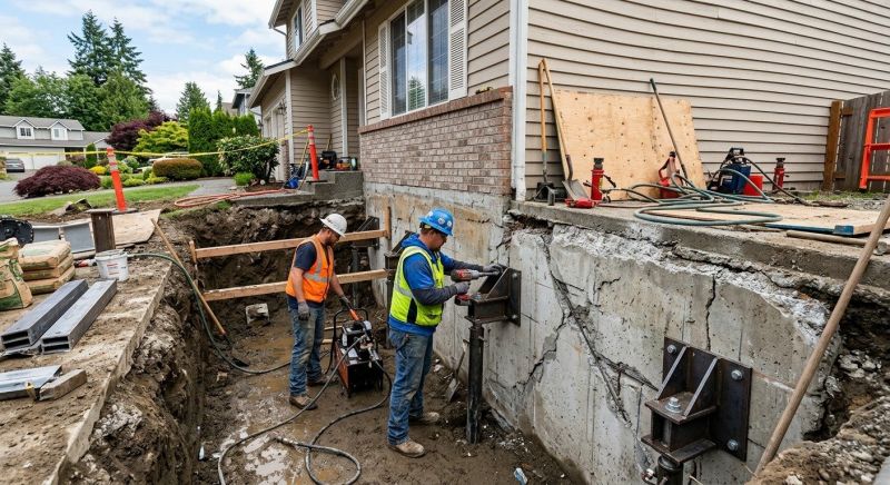 Foundation Damage Repair in Plymouth County, MA