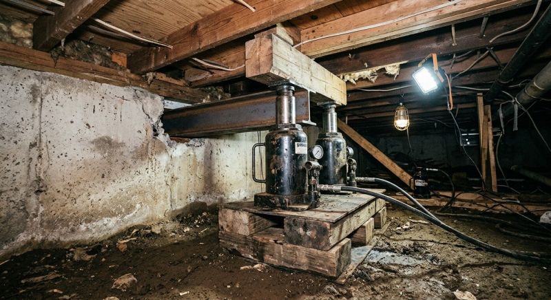 Foundation Jacking in East Walpole, MA