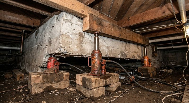 Foundation Jacking in East Weymouth, MA