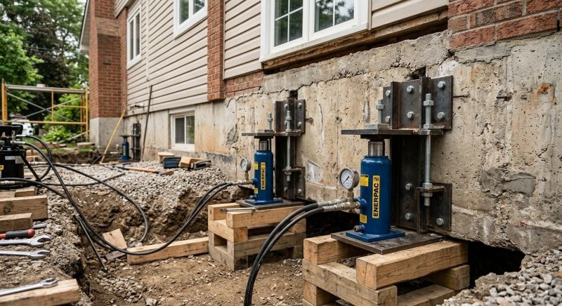 Foundation Jacking in Hull, MA