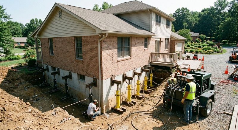 Foundation Jacking in Roslindale, MA