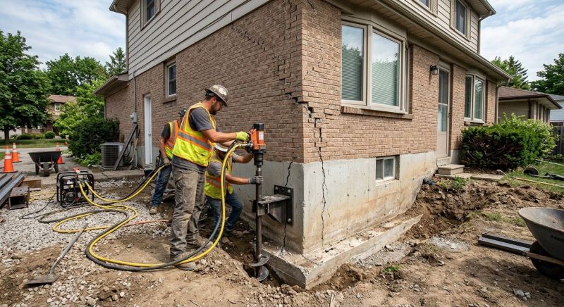 Foundation Lifting in Boston, MA