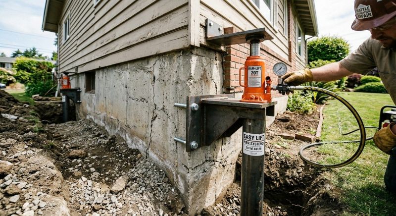 Foundation Lifting in Bridgewater, MA