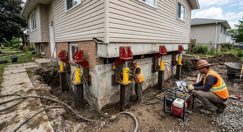 Foundation Lifting in Bridgewater, MA