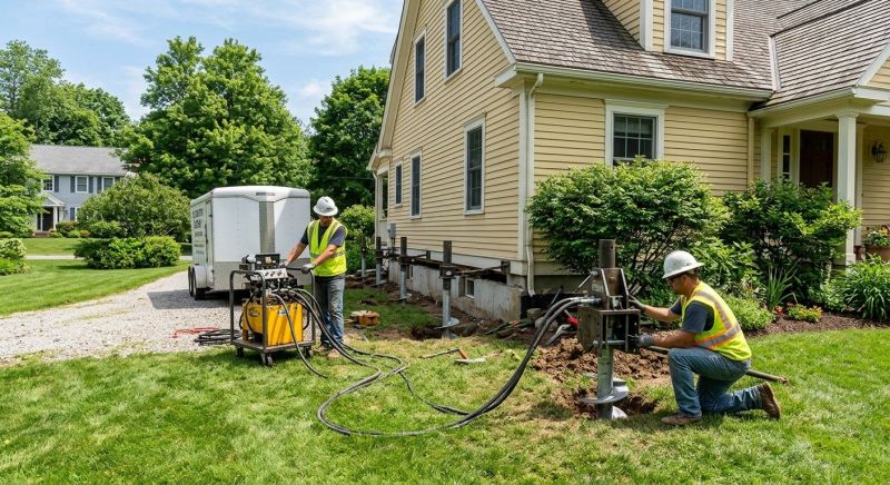 Foundation Lifting in Bridgewater, MA