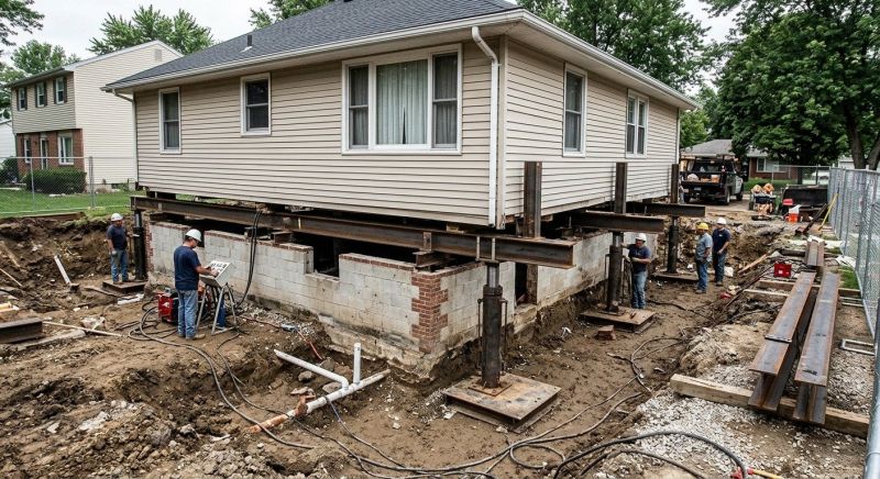 Foundation Lifting in Kingston, MA