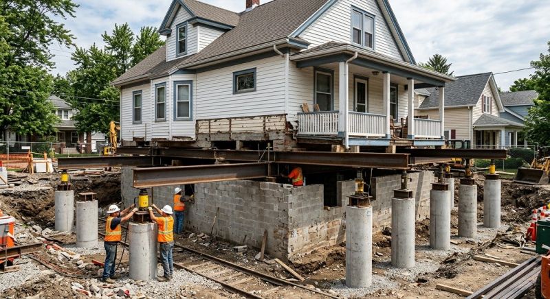 Foundation Raising in Scituate, MA