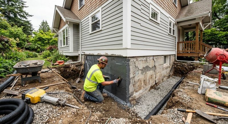 Foundation Renovation in Marshfield, MA