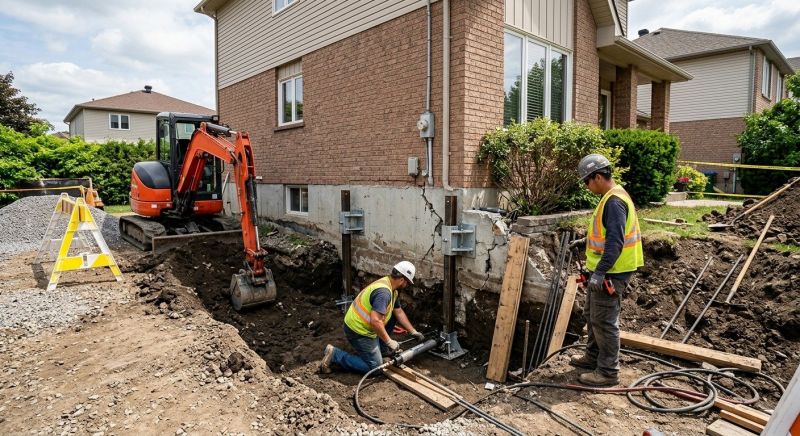 Foundation Repair in North Easton, MA