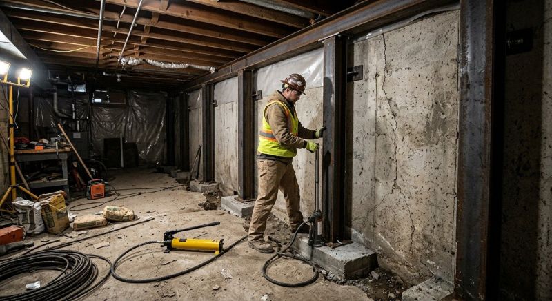 Foundation Stabilizing in Brighton, MA