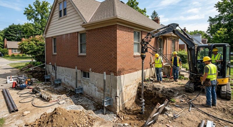 Foundation Stabilizing in Duxbury, MA