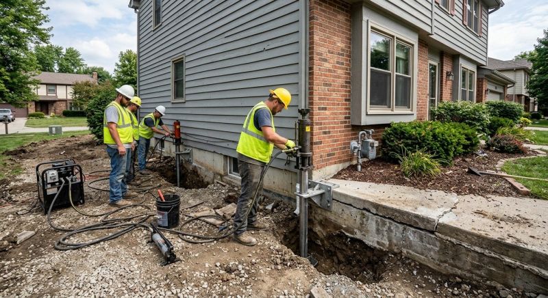 Foundation Stabilizing in Hingham, MA