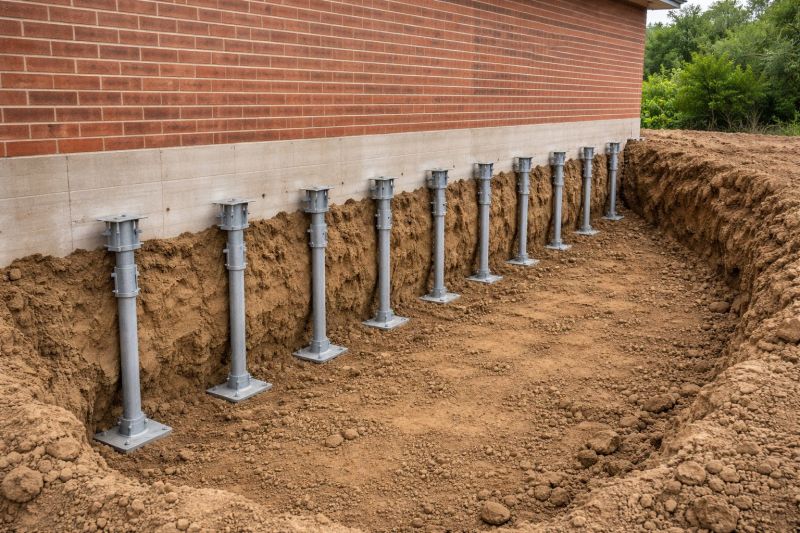 Helical Piers Installation in Marshfield, MA