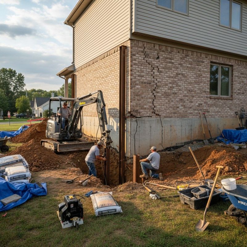 Home Foundation Repair in Holbrook, MA