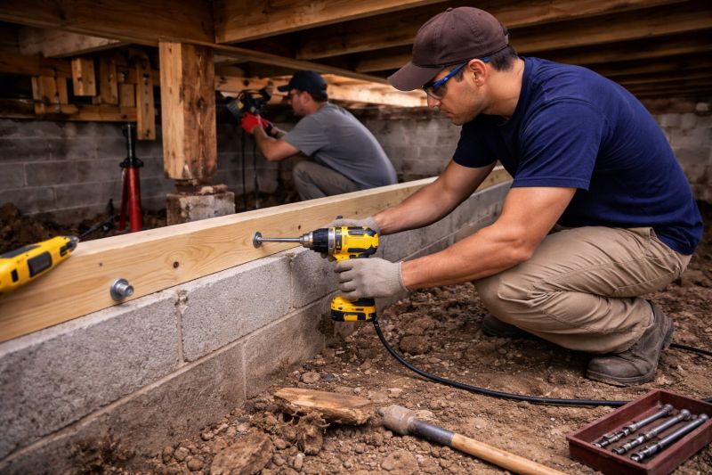 House Foundation Repair in Dedham, MA