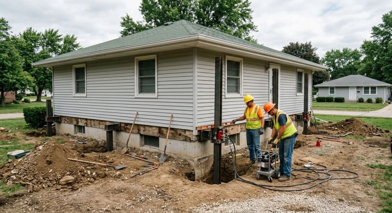 Settling Foundation Service in Avon, MA