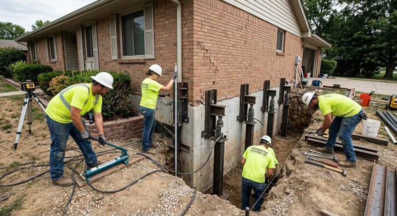 Settling Foundation Service in Jamaica Plain, MA