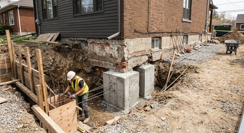 Structural Underpinning in Marshfield, MA