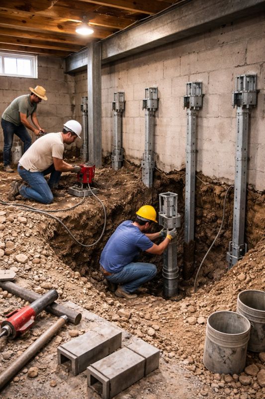 Structural Underpinning in Marshfield, MA