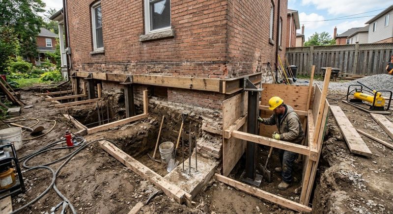 Structural Underpinning in Marshfield, MA
