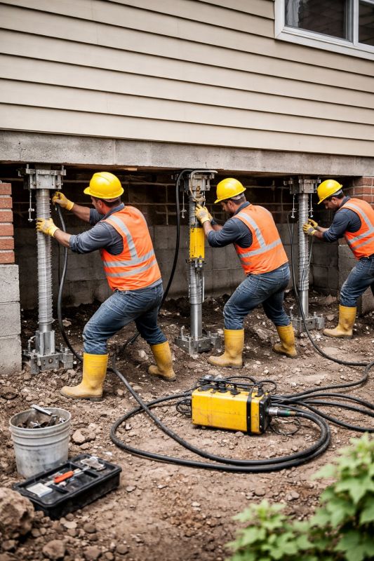 Foundation Stabilizing in Chelsea, MA